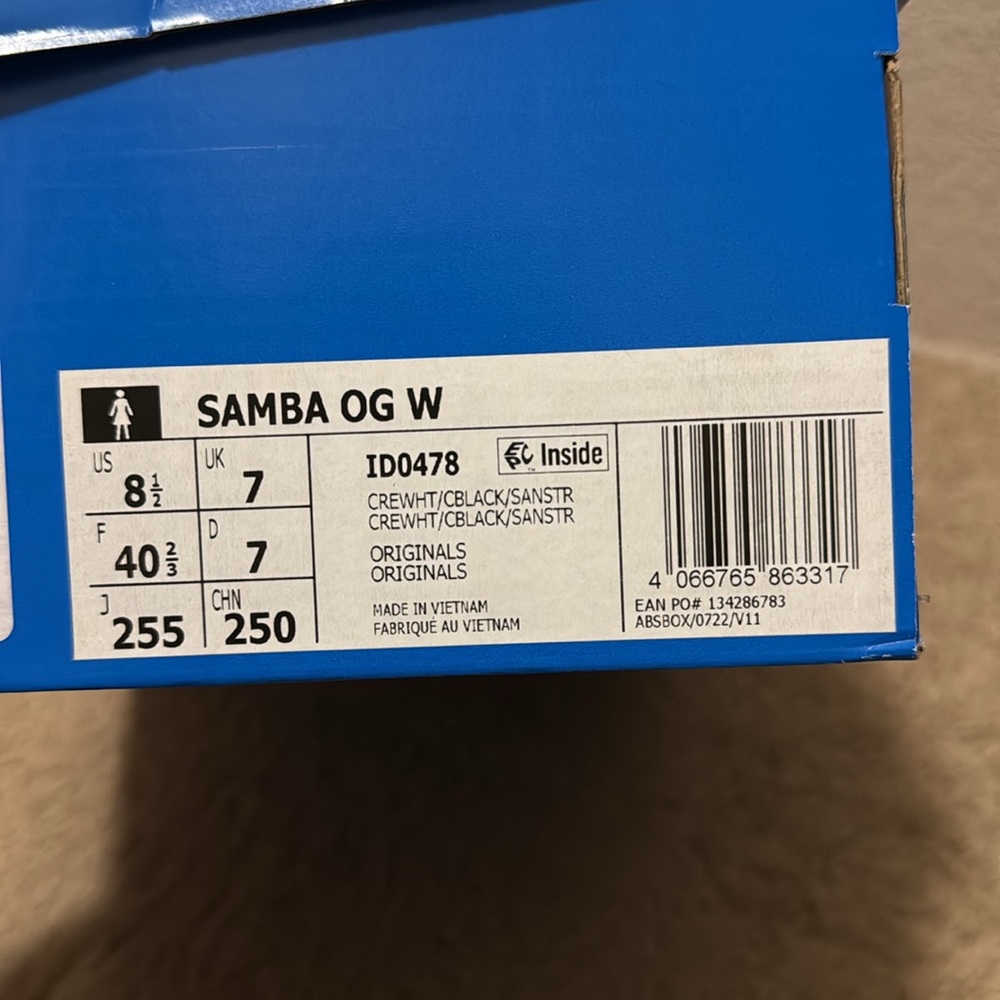 Women’s samba OG ‘cream white sand strata’ - Picture 2 of 6